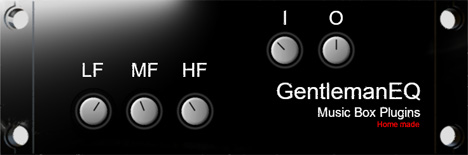 Gentleman EQ - free 3-band EQ plugin