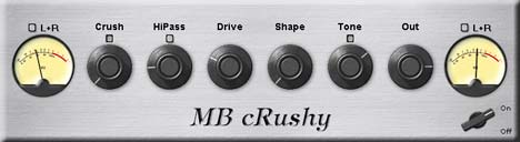 MB cRushy - free Bitcrusher plugin