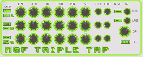 Triple Tap - free Multi-tap delay plugin