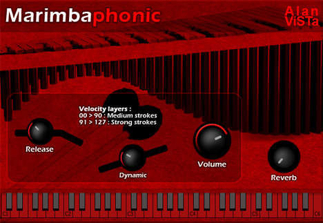 Marimbaphonic - free Marimba plugin