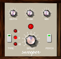 Sweeper - free Stereo phaser / filter plugin
