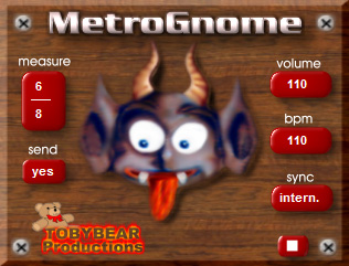 MetroGnome - free Metronome plugin