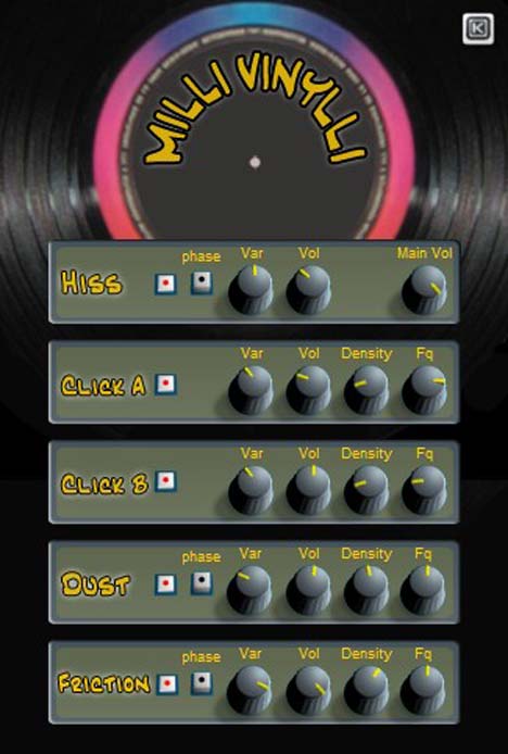 Indlejre vurdere alkove Download Free Vinyl simulator plugin: Milli Vinylli by Klanglabs