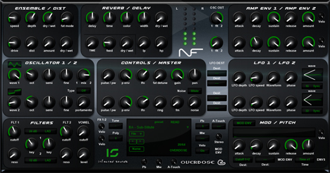 Overdose - free Wavetable synth plugin