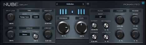 NUBE - free Delay plugin