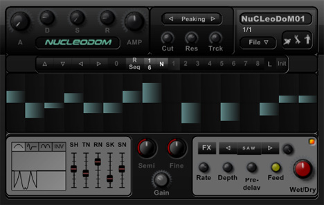 NuCLeoDoM Free - free Sequencing synth plugin