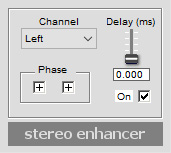 Stereo Enhancer - free Stereo tool plugin