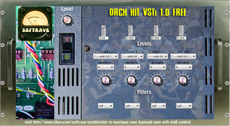 Orch Hit VSTi - free Orchestral hits plugin