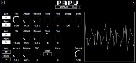 PAPU - free Nintendo Gameboy emulation plugin