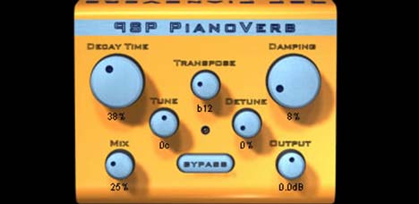 PianoVerb - free Reverb plugin