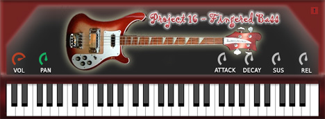 Project16 Fingered Bass - free Bass guitar plugin
