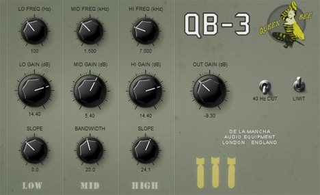 QB-3  - free Vintage 3 band EQ plugin