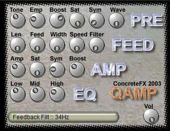 Qamp - free Multi type amp  plugin
