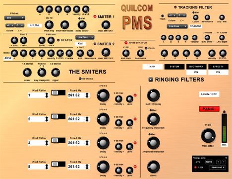 PMS - free Physical modelling synth plugin