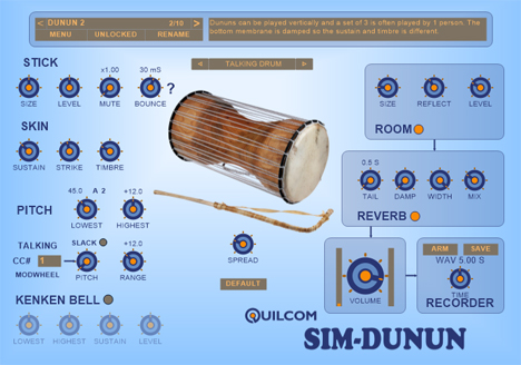 SIM-DUNUN - free Talking drum plugin