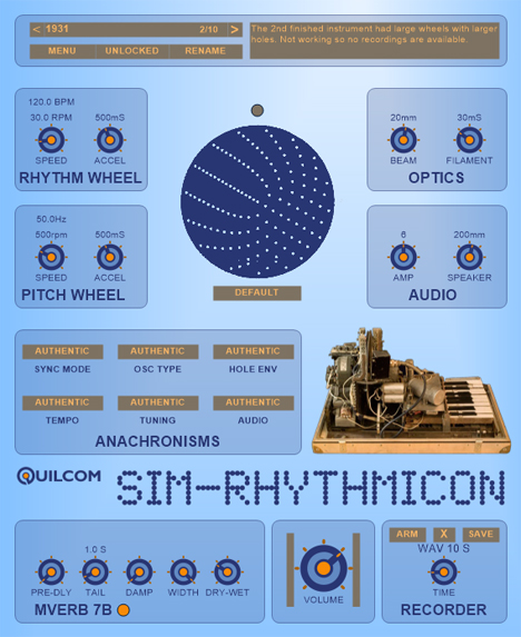 SIM-RHYTHMICON - free Polyrhythmic instrument plugin