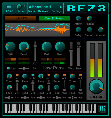 Rez3 - free Resonator plugin