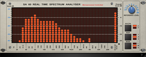 SA60 - free Spectrum analyser plugin