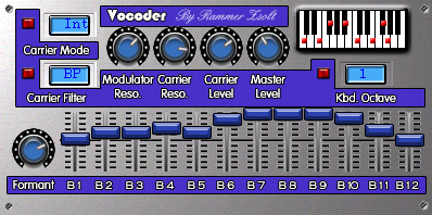 RZS Vocoder - free 12 band vocoder plugin