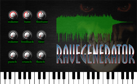 Rave Generator - free Classic rave sounds rompler plugin