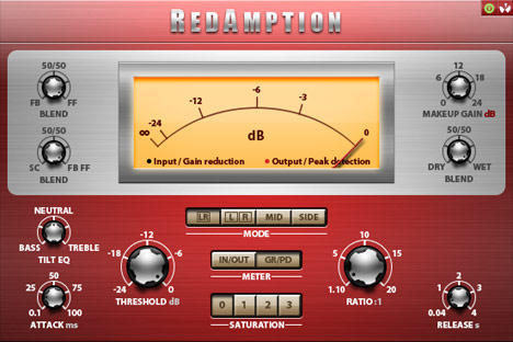 RedAmption - free Analog compressor plugin
