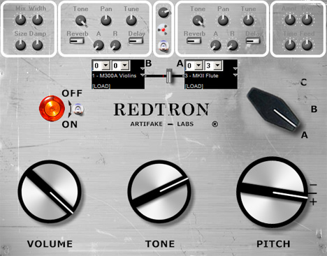 Redtron SE - free Mellotron M400S plugin