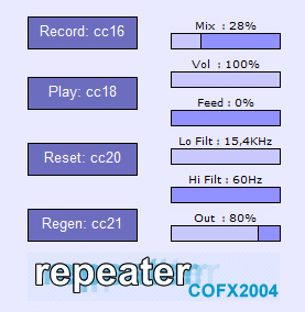 Repeater - free Infinite delay plugin