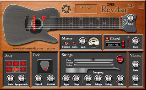 Revitar 2 - free Acoustic guitar plugin