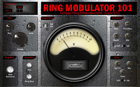 Ring Modulator 101 - free Vintage ring modulator plugin