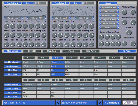 Rock - free distortion synth plugin