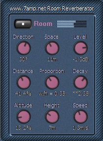 Room Reverberator - free Room simulator plugin