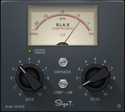SLAX - free Vintage compressor plugin