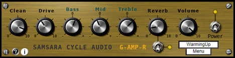 G-AMP-R - free Guitar amp plugin