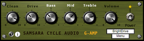 G-AMP - free Guitar amp plugin