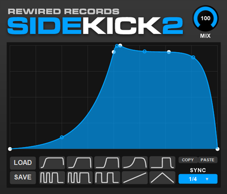 SideKick2 - free Sidechain / trance gate plugin
