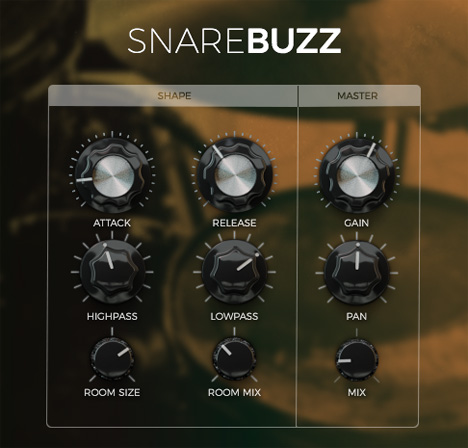 SnareBuzz - free Snare buzzing simulator plugin