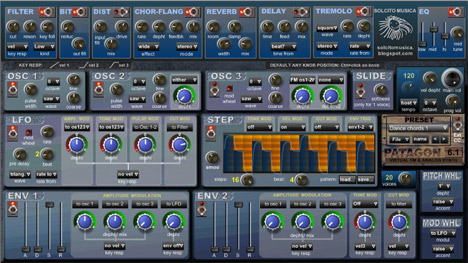 Patagon - free Step sequencer synth plugin