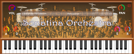 Sonatina Percussion - free Classical percussion set plugin