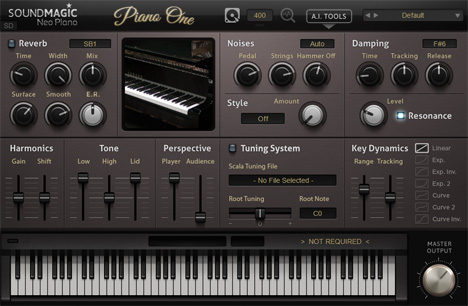 Piano One - free Hybrid modeling Yamaha piano plugin