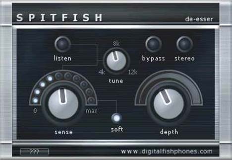 Spitfish - free De-esser plugin