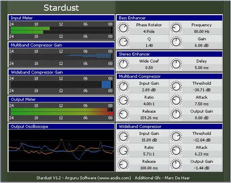 Stardust - free Mastering tools plugin