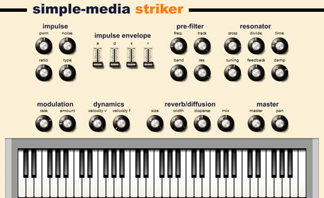 Striker - free Tuned percussions plugin