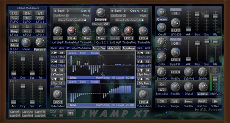 Swamp XT - free Timbre modulation synth plugin