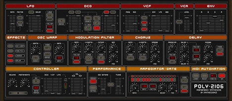 Poly 2106 - free Vintage performance synth plugin