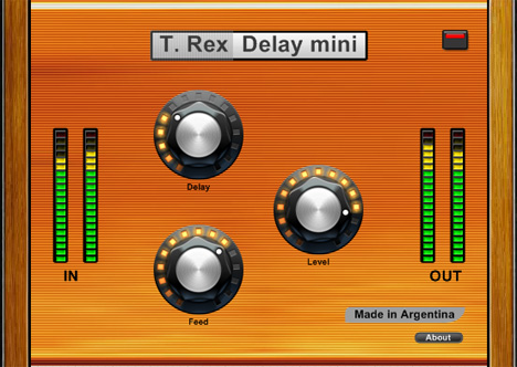 T-Rex Delay Mini - free Delay plugin