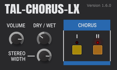 TAL-Chorus-LX - free Juno-60 Chorus plugin