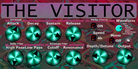 The Visitor - free Stereo chorus synth plugin