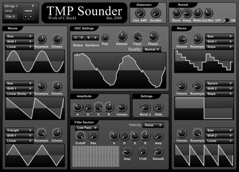 TMP-Sounder - free TMP-Array oscillator plugin