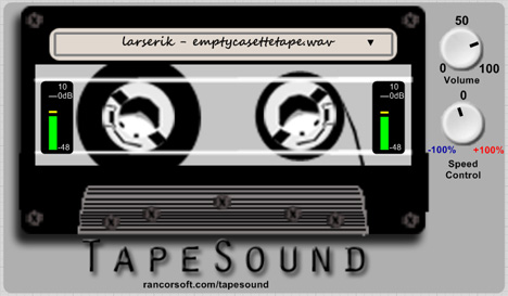 TapeSound - free Tape noise / hums plugin
