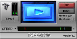 Tapestop - free Tape / turntable stop FX plugin